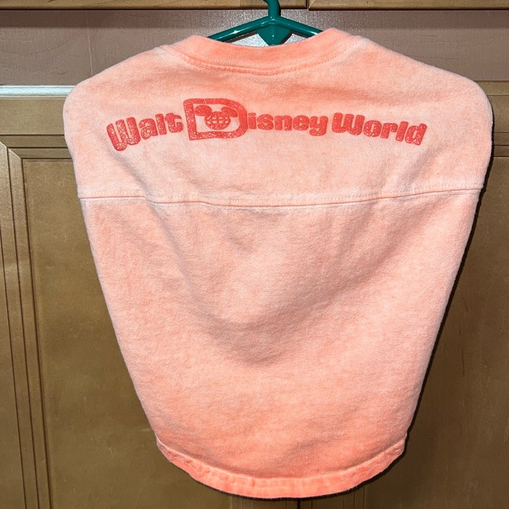 Disney Tails / Disney Parks pet spirit jerseys size M Coral